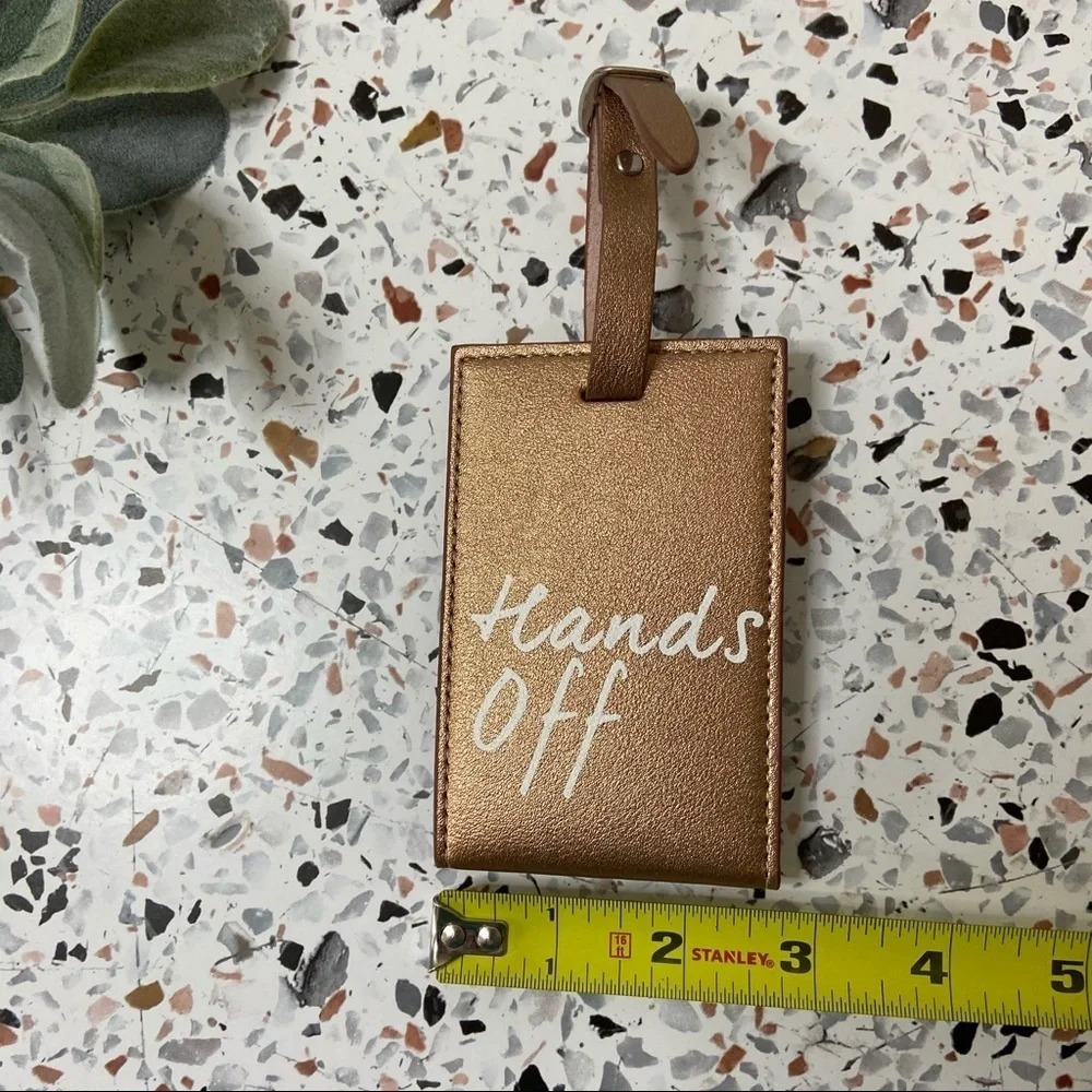 Luggage Tag Rose Gold Travel Vacation accessories UNDERSTATED LEATHER - Picture 10 of 12